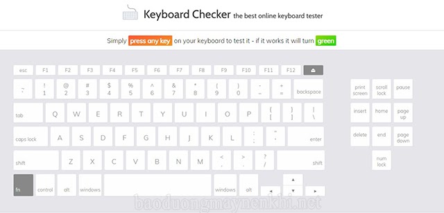 test keyboard Checker laptop