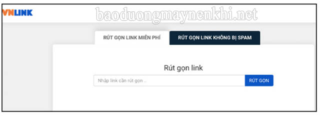 Cách rút gọn link bằng Vnlink.top