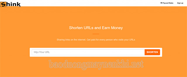 Cách rút gọn link kiếm tiền bằng Shink.me