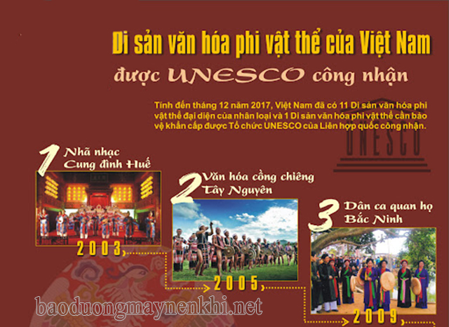 4 di sản văn hóa được Unesco công nhận của Việt Nam