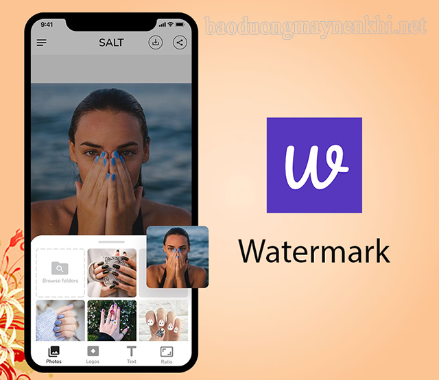 App chèn logo vào ảnh - Watermark