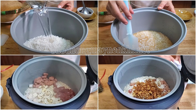 Cách nấu xôi mặn cốt dừa
