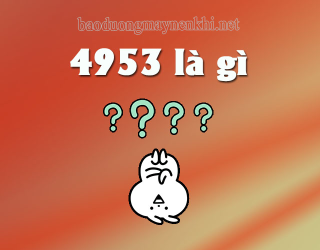 4953 có ý nghĩa gì