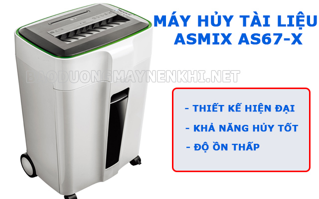 Máy hủy tài liệu Asmix AS67 - X 