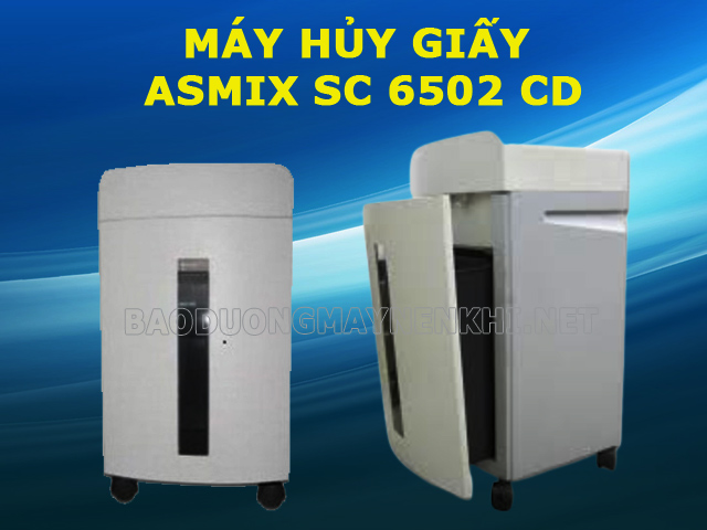 Máy hủy tài liệu Asmix SC 6502 CD